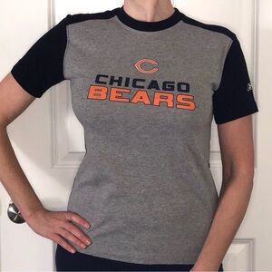 RARE Y2k REEBOK Chicago Bears NFL T-Shirt Youth M (10-12) or Women’s XS/S